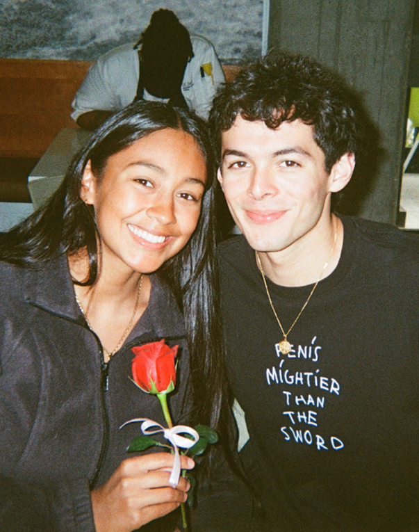 Two Ditto daters on their match day